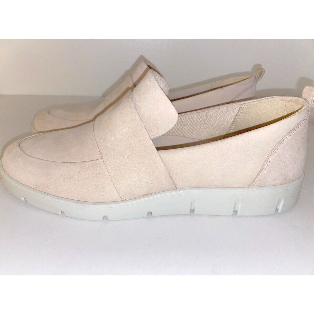 ECCO Womens Bella Band Loafers Limestone Nubuck EUR 41 /10-10.5 US